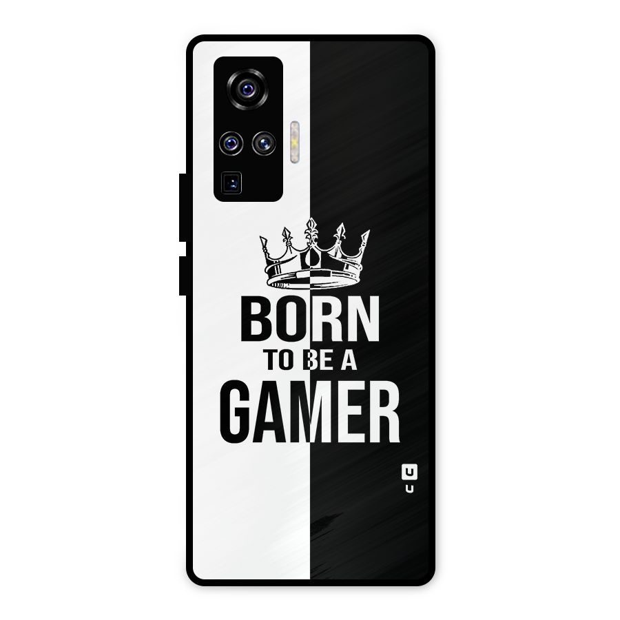 Born To Be Gamer Metal Back Case for Vivo X50 Pro