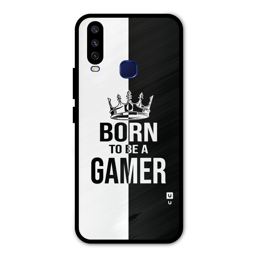 Born To Be Gamer Metal Back Case for Vivo Y15