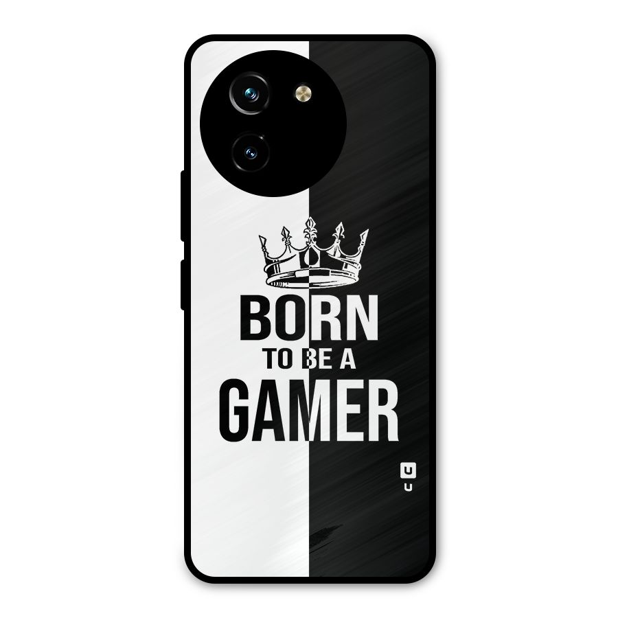 Born To Be Gamer Metal Back Case for Vivo Y200i