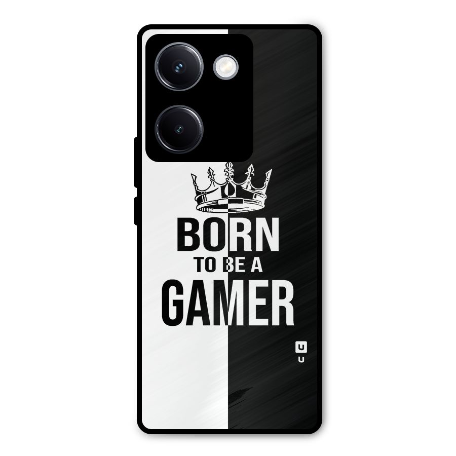 Born To Be Gamer Metal Back Case for Vivo Y300 Plus