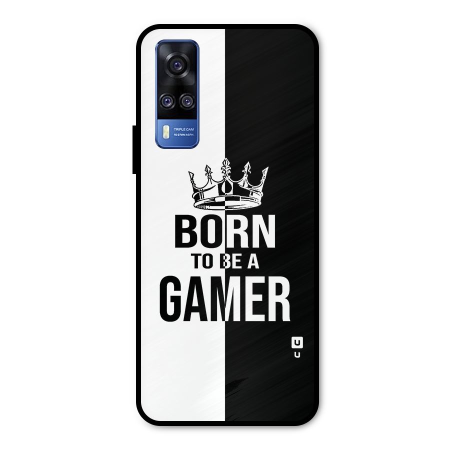 Born To Be Gamer Metal Back Case for Vivo Y31
