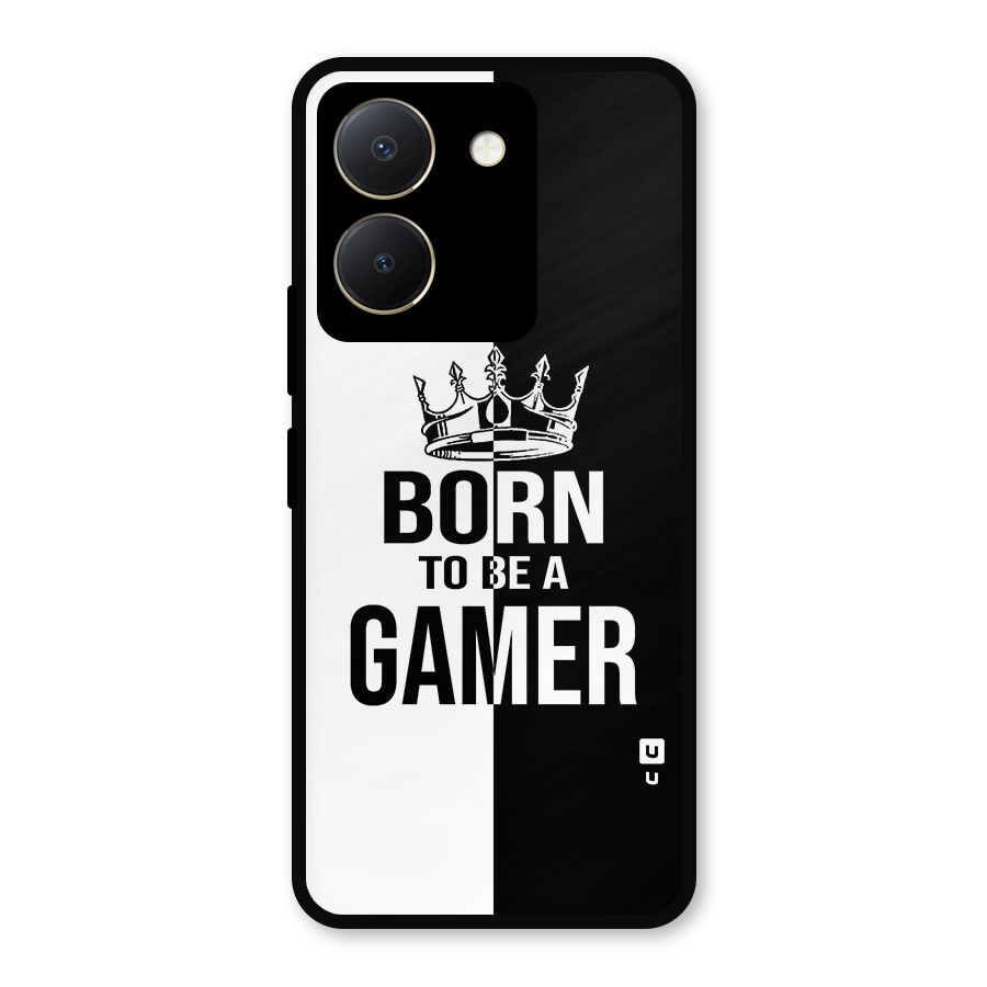 Born To Be Gamer Metal Back Case for Vivo Y36