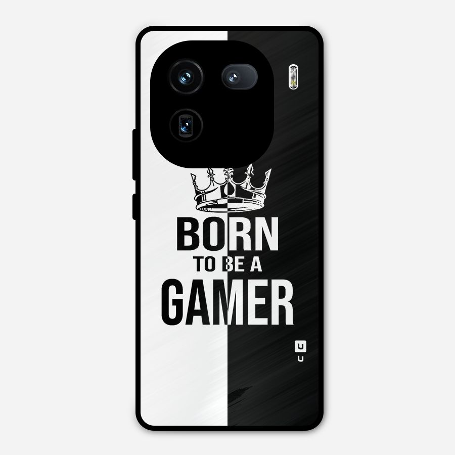 Born To Be Gamer Metal Back Case for iQOO 12