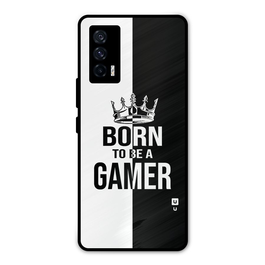 Born To Be Gamer Metal Back Case for iQOO 7 5G