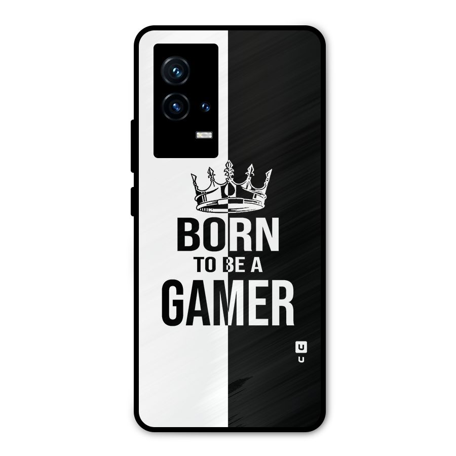 Born To Be Gamer Metal Back Case for iQOO 9 5G