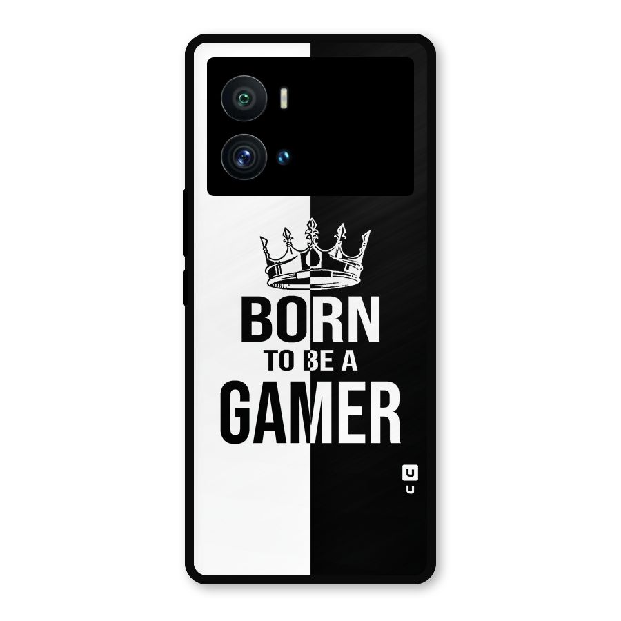 Born To Be Gamer Metal Back Case for iQOO 9 Pro