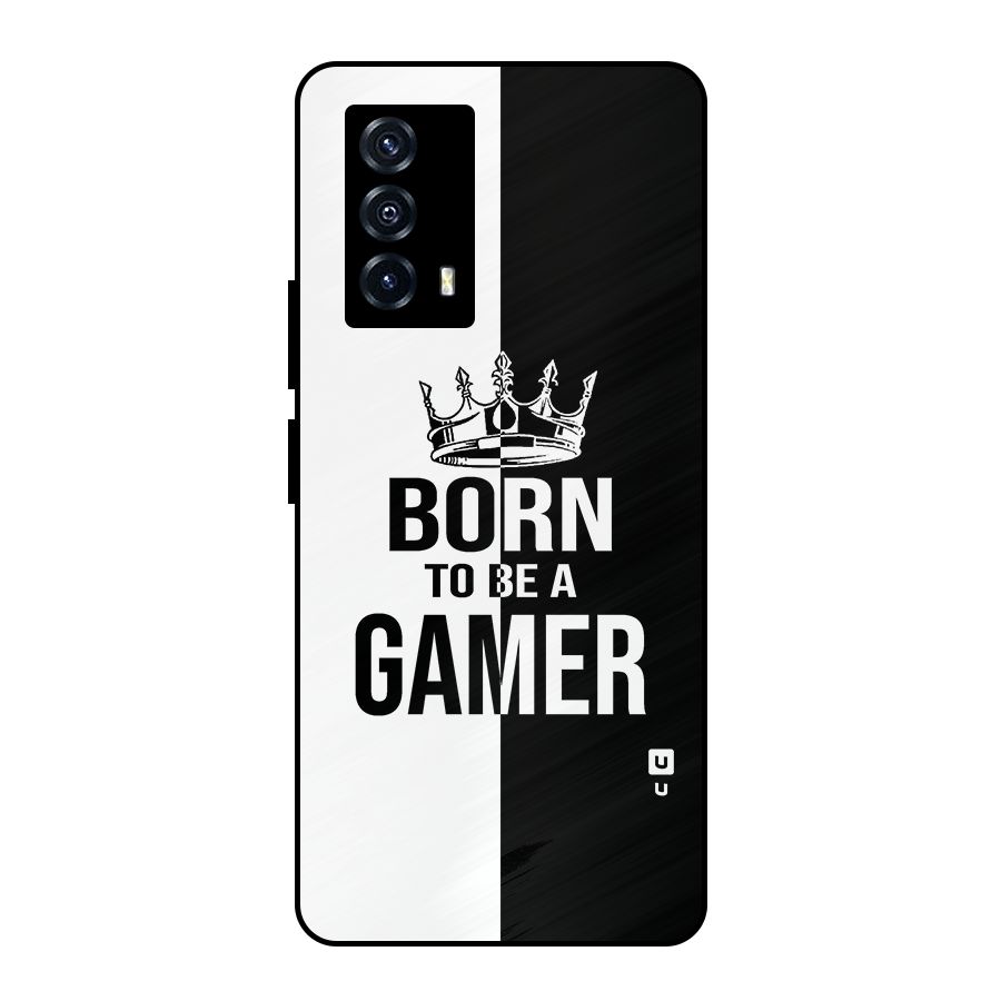 Born To Be Gamer Metal Back Case for iQOO Z5