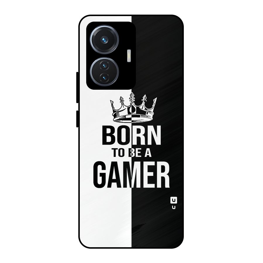 Born To Be Gamer Metal Back Case for iQOO Z6 44W