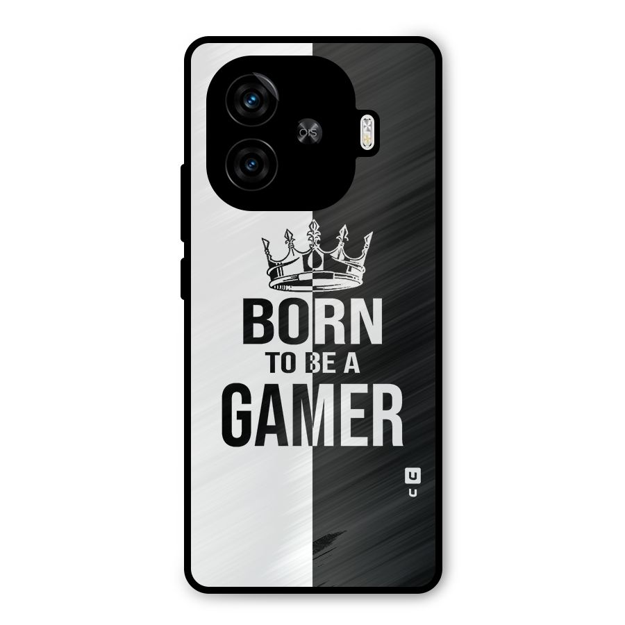 Born To Be Gamer Metal Back Case for iQOO Z9 Turbo
