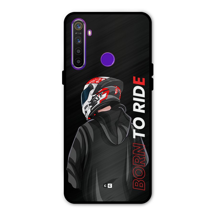 Born To Ride Glass Back Case for Realme 5s