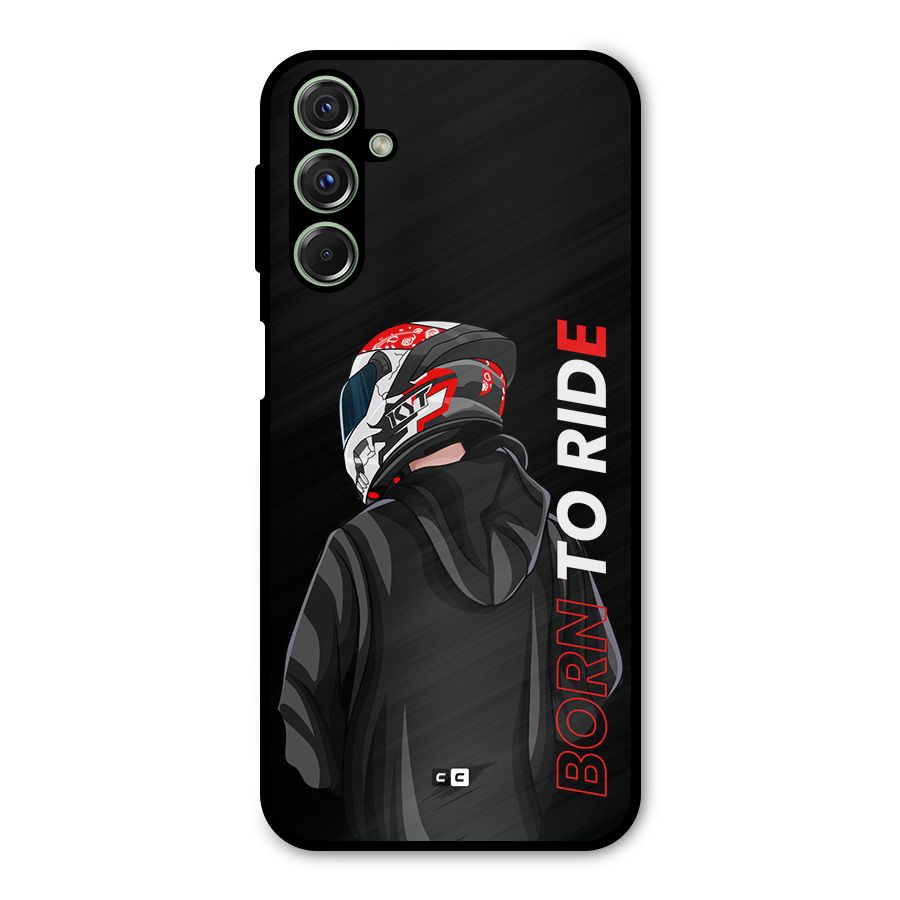 Born To Ride Metal Back Case for Galaxy M34