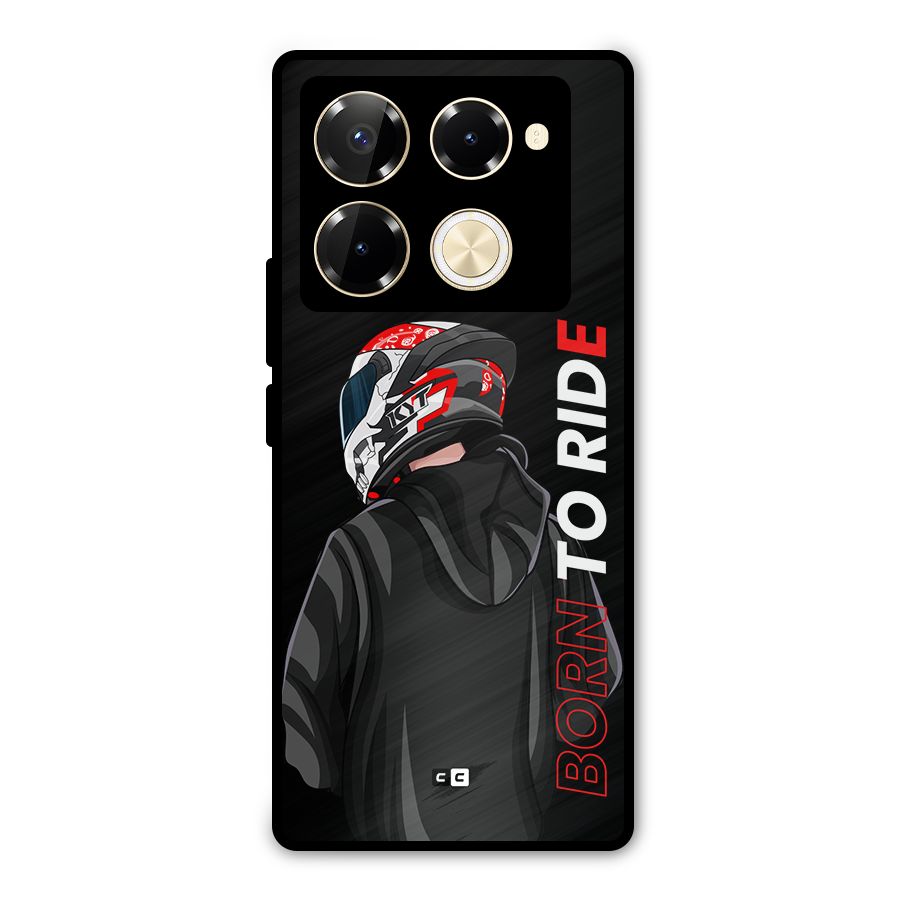 Born To Ride Metal Back Case for Infinix Note 40 Pro
