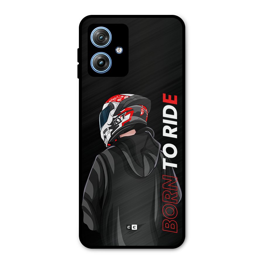 Born To Ride Metal Back Case for Moto G54