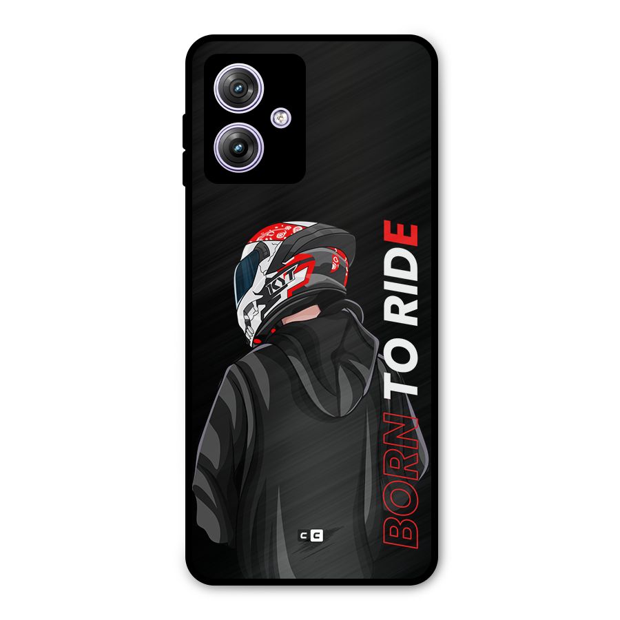 Born To Ride Metal Back Case for Moto G64
