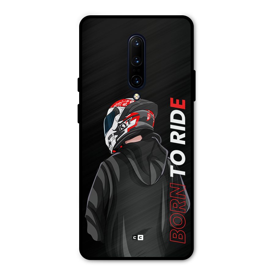 Born To Ride Metal Back Case for OnePlus 7 Pro