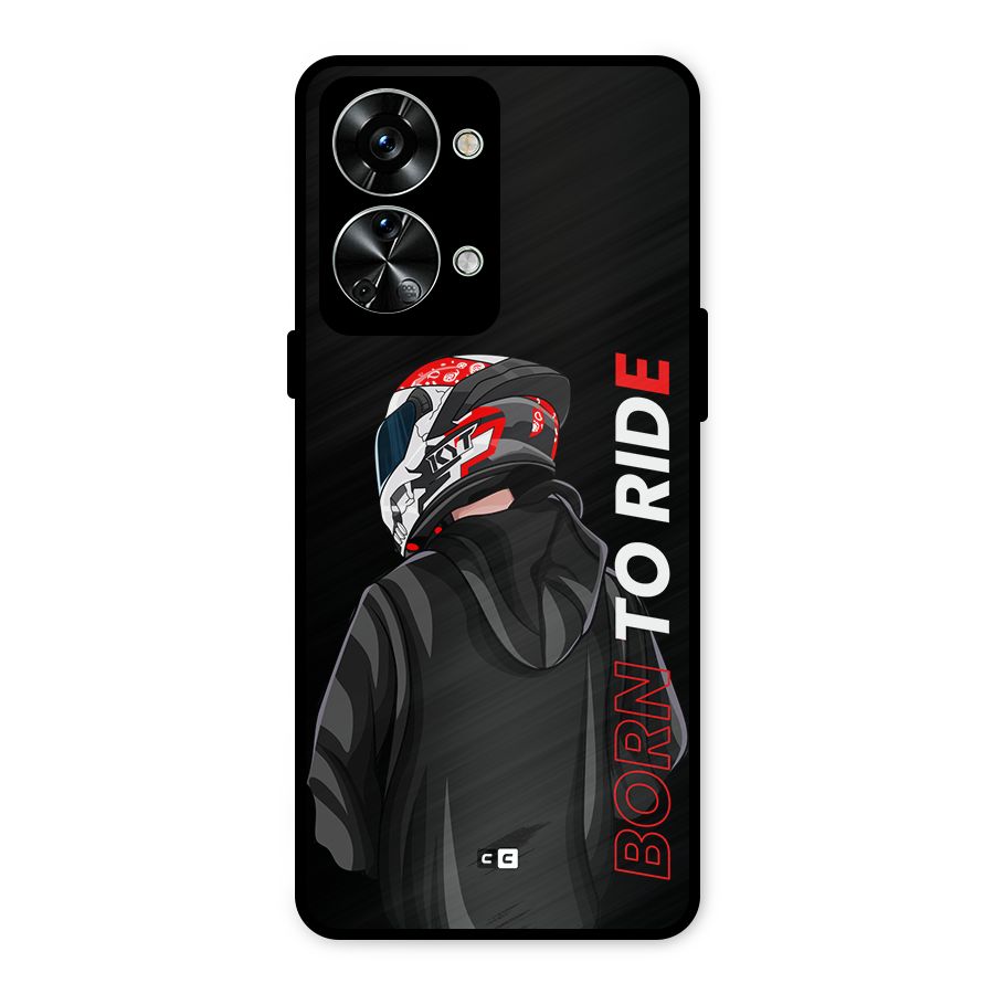 Born To Ride Metal Back Case for OnePlus Nord 2T