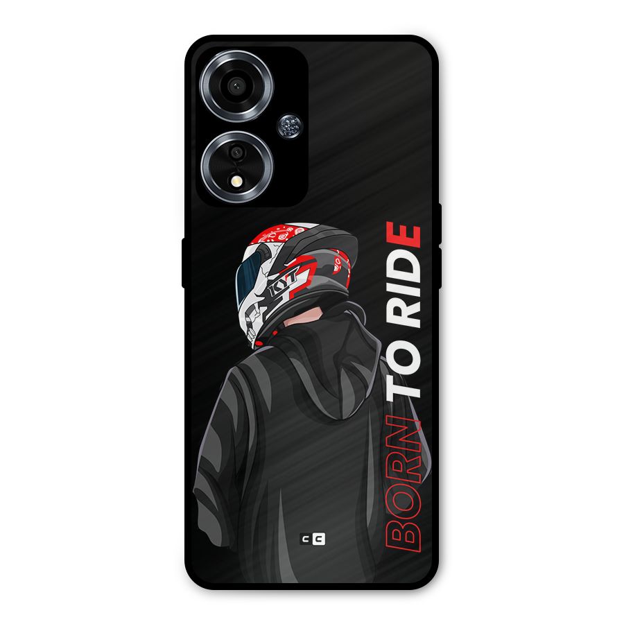Born To Ride Metal Back Case for Oppo A59