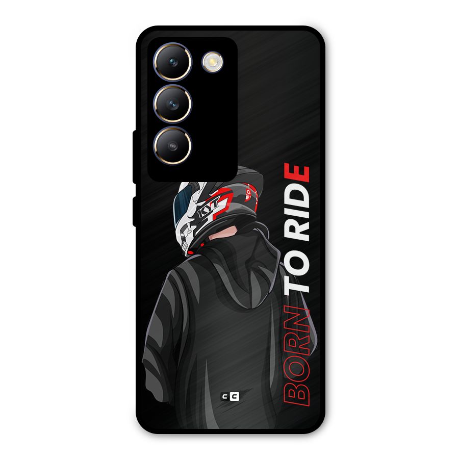 Born To Ride Metal Back Case for Vivo T3 5G
