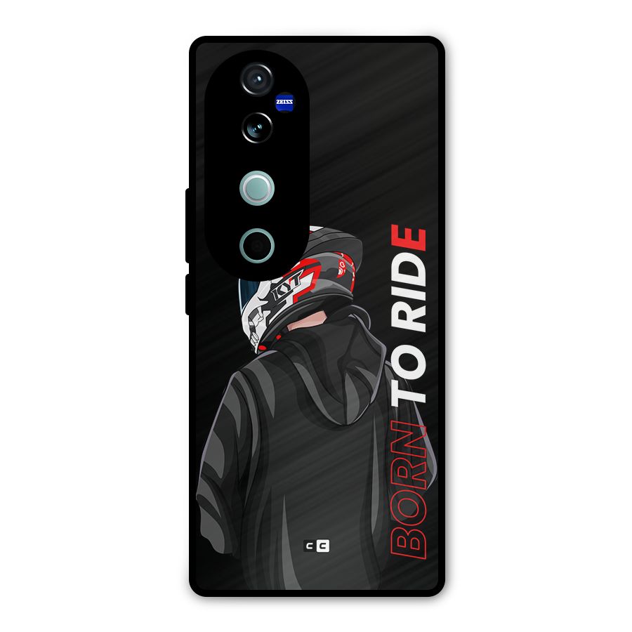 Born To Ride Metal Back Case for Vivo V40 Pro