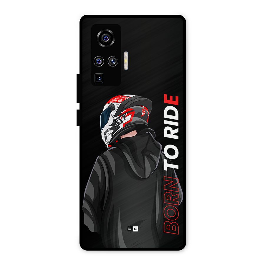 Born To Ride Metal Back Case for Vivo X50 Pro