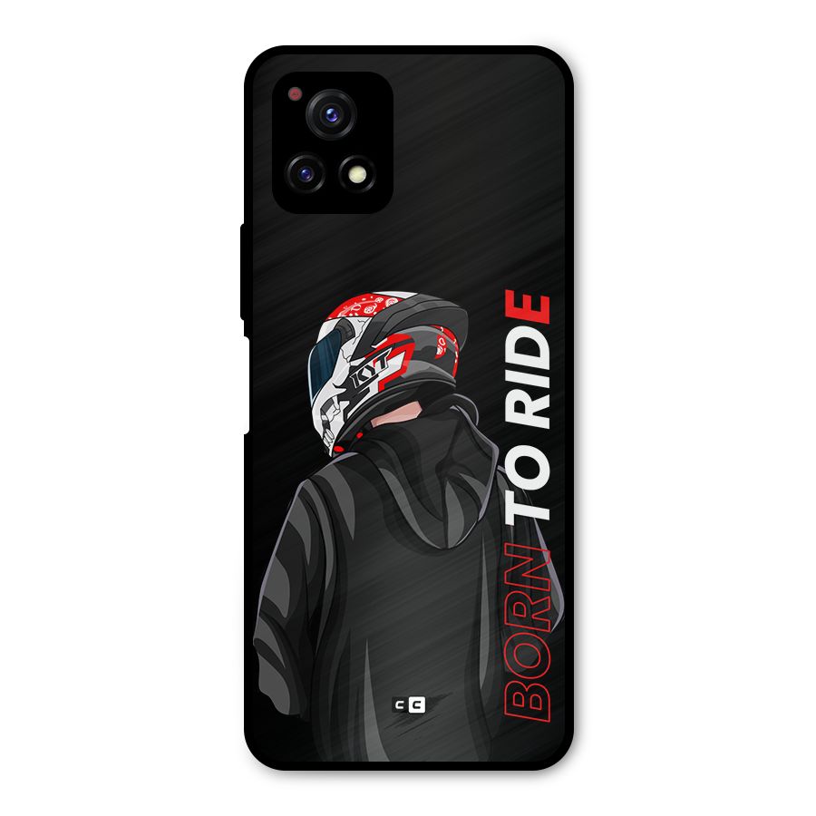 Born To Ride Metal Back Case for Vivo Y72 5G