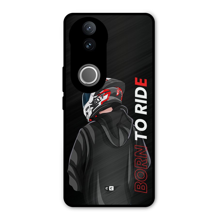 Born To Ride Metal Back Case for iQOO Z10R