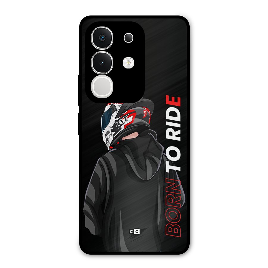 Born To Ride Metal Back Case for iQOO Z10x