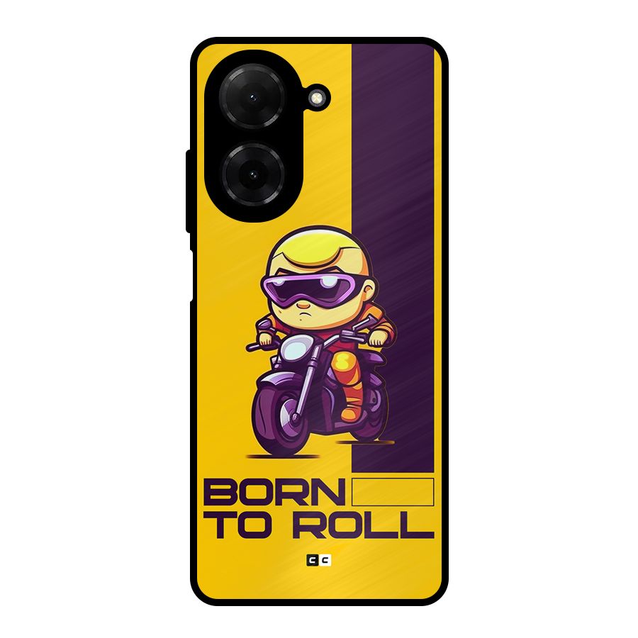 Born To Roll Metal Back Case for Redmi A5 4G