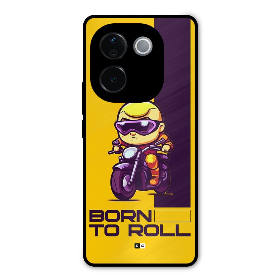 Born To Roll Metal Back Case for iQOO Z9s Pro