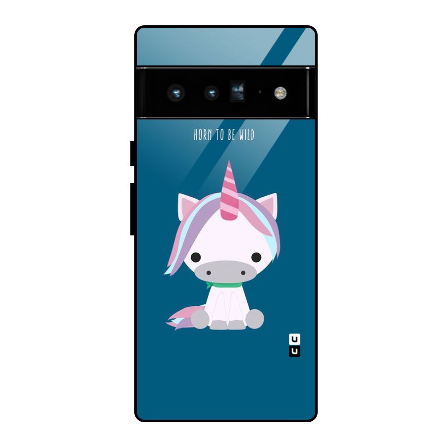 Born Wild Unicorn Glass Back Case for Google Pixel 6 Pro