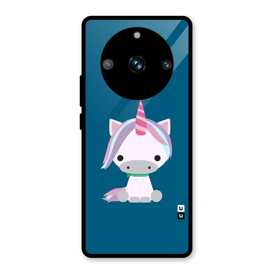 Born Wild Unicorn Glass Back Case for Realme Narzo 60 Pro