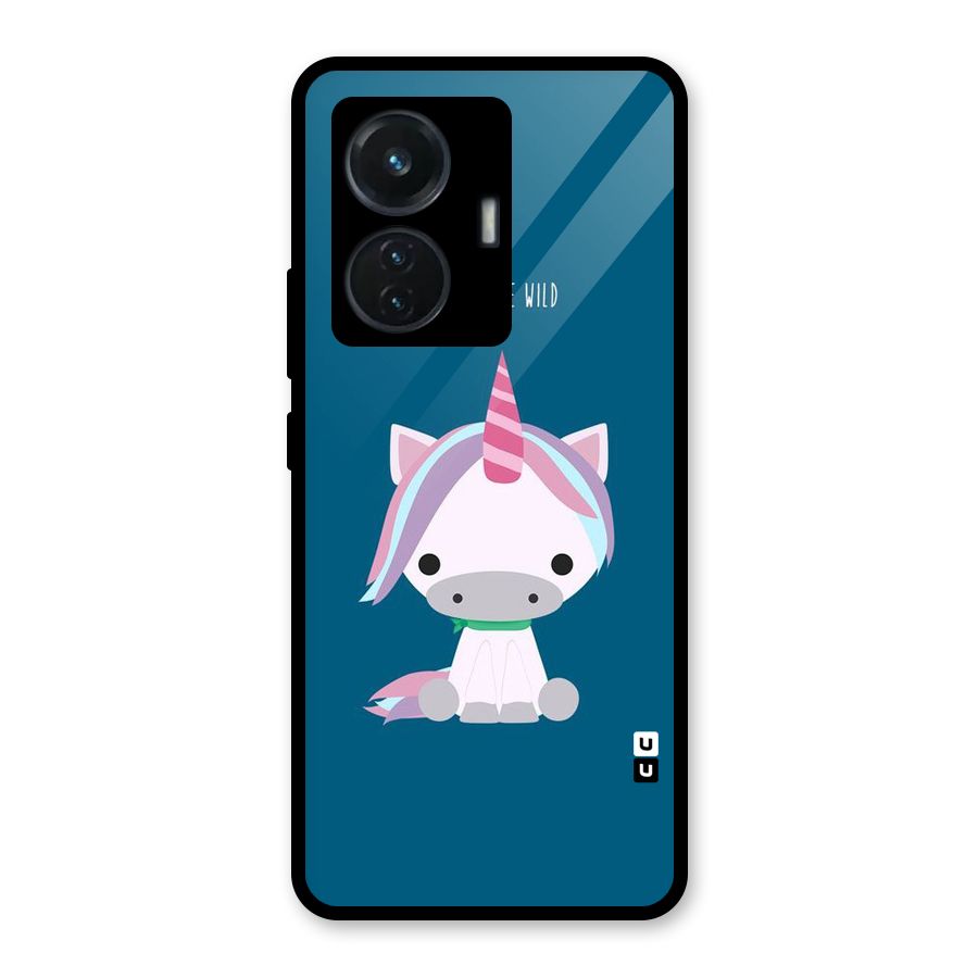 Born Wild Unicorn Glass Back Case for iQOO Z6 44W