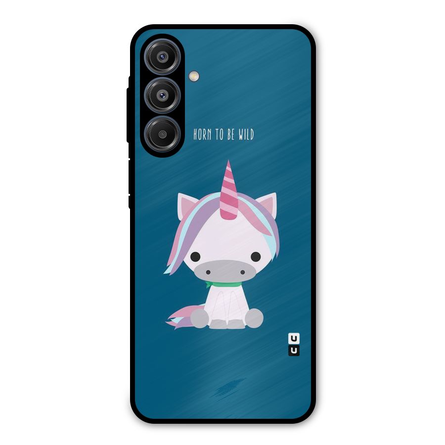 Born Wild Unicorn Metal Back Case for Galaxy A16 5G