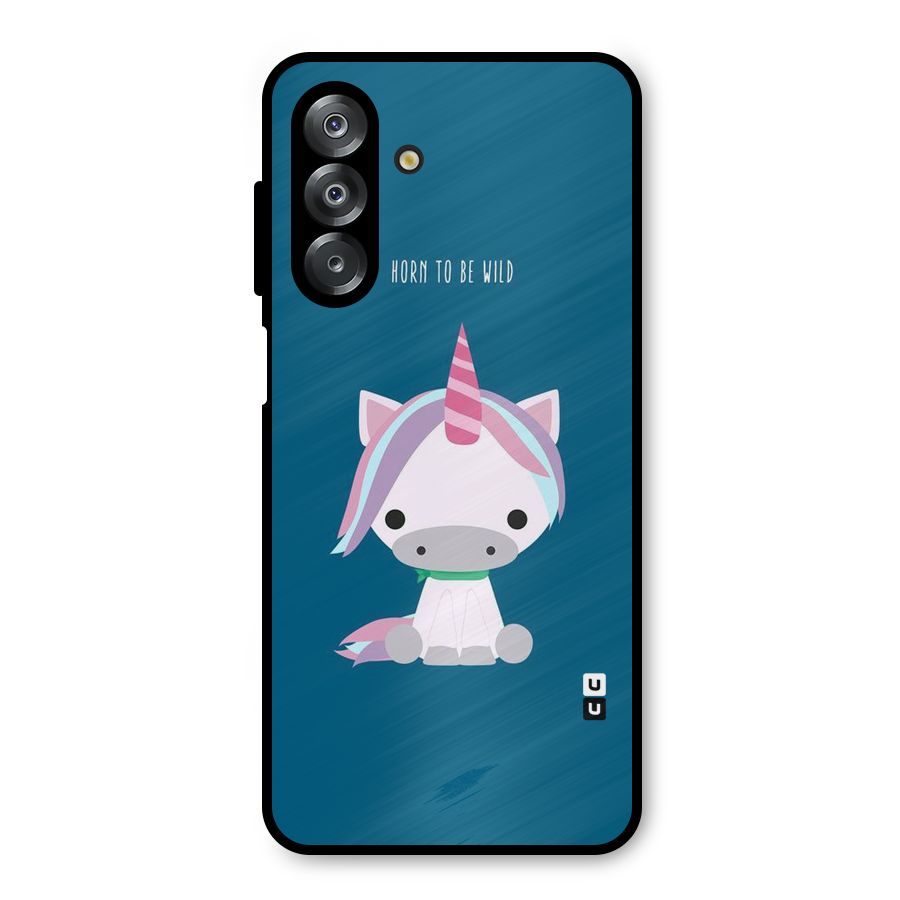Born Wild Unicorn Metal Back Case for Galaxy A26