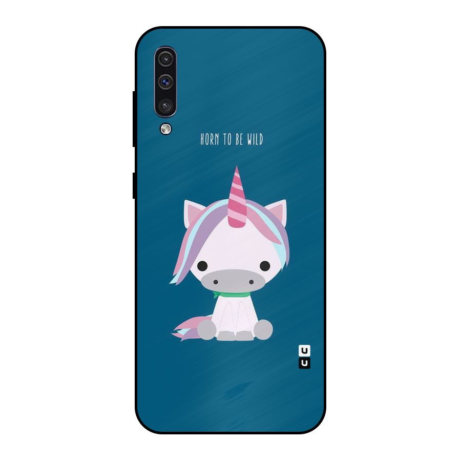 Born Wild Unicorn Metal Back Case for Galaxy A50s