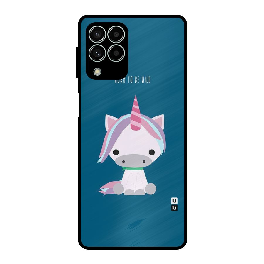 Born Wild Unicorn Metal Back Case for Galaxy M33