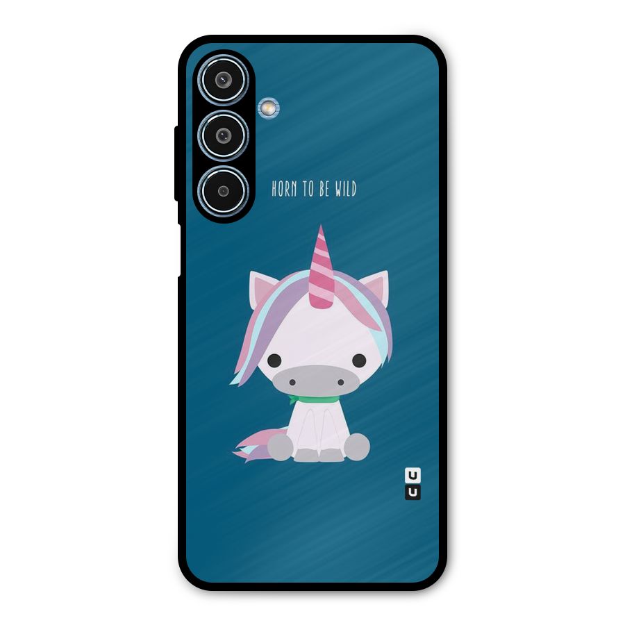 Born Wild Unicorn Metal Back Case for Galaxy M35