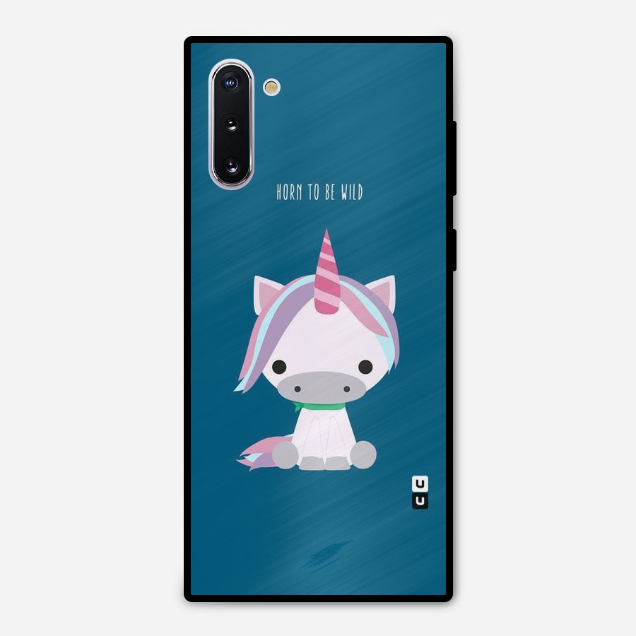 Born Wild Unicorn Metal Back Case for Galaxy Note 10