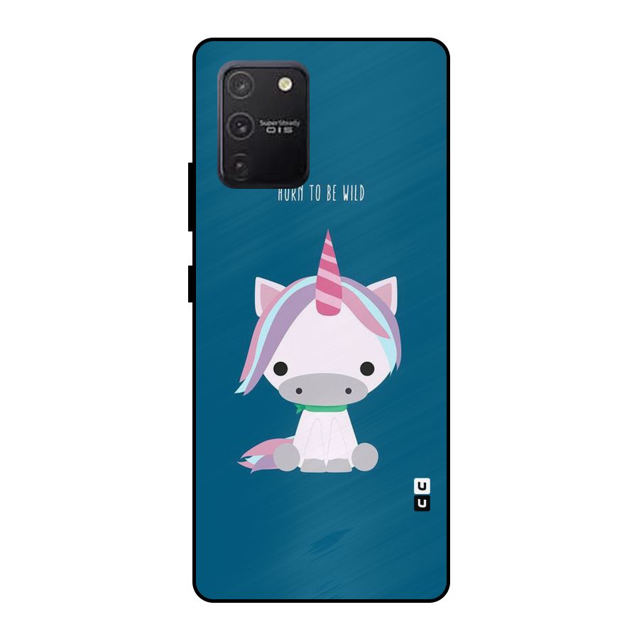 Born Wild Unicorn Metal Back Case for Galaxy S10 Lite