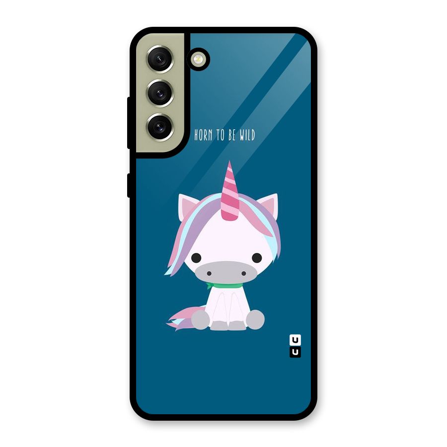 Born Wild Unicorn Metal Back Case for Galaxy S21 FE 5G (2023)
