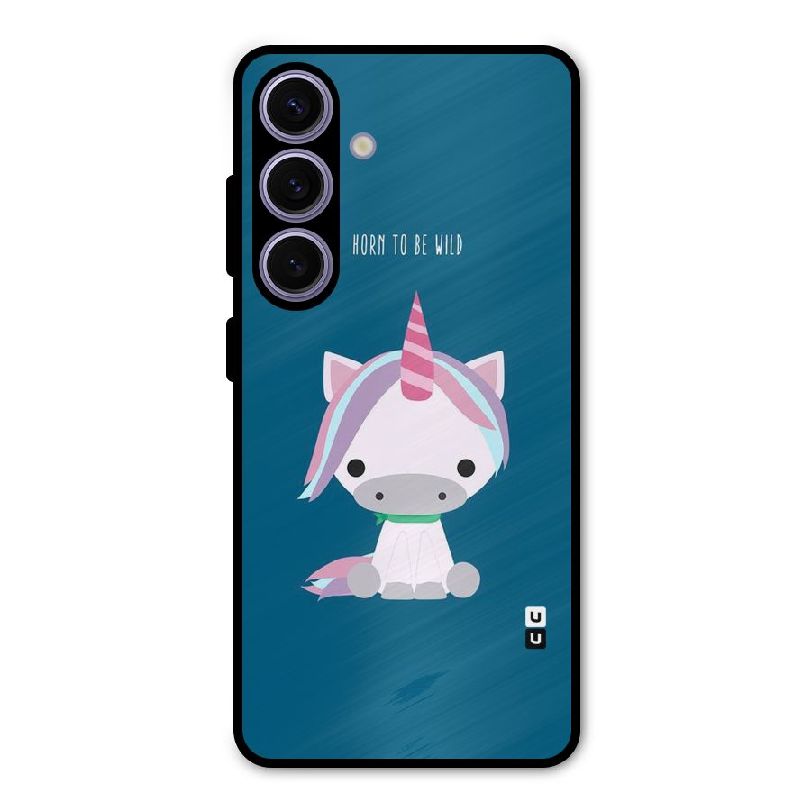 Born Wild Unicorn Metal Back Case for Galaxy S24
