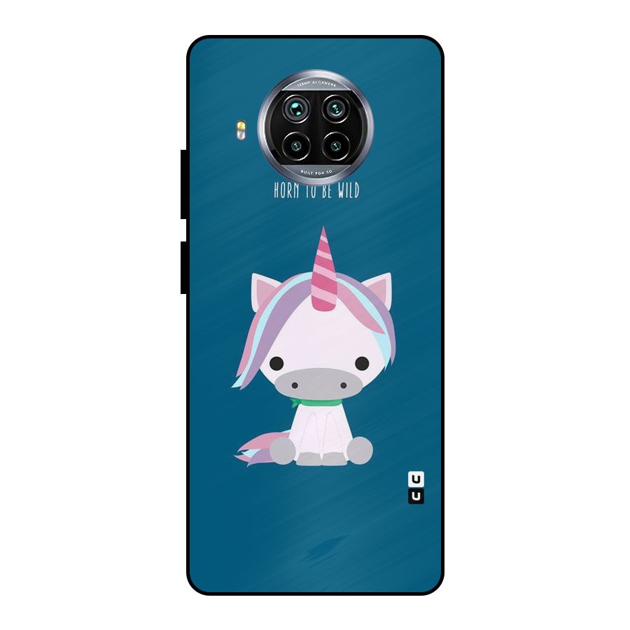 Born Wild Unicorn Metal Back Case for Mi 10i