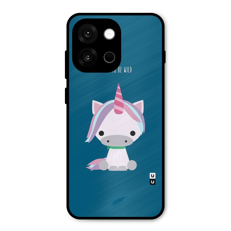 Born Wild Unicorn Metal Back Case for OnePlus 13s