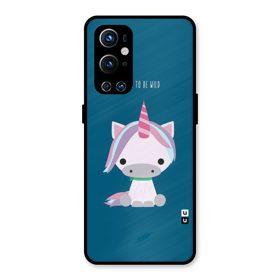 Born Wild Unicorn Metal Back Case for OnePlus 9 Pro