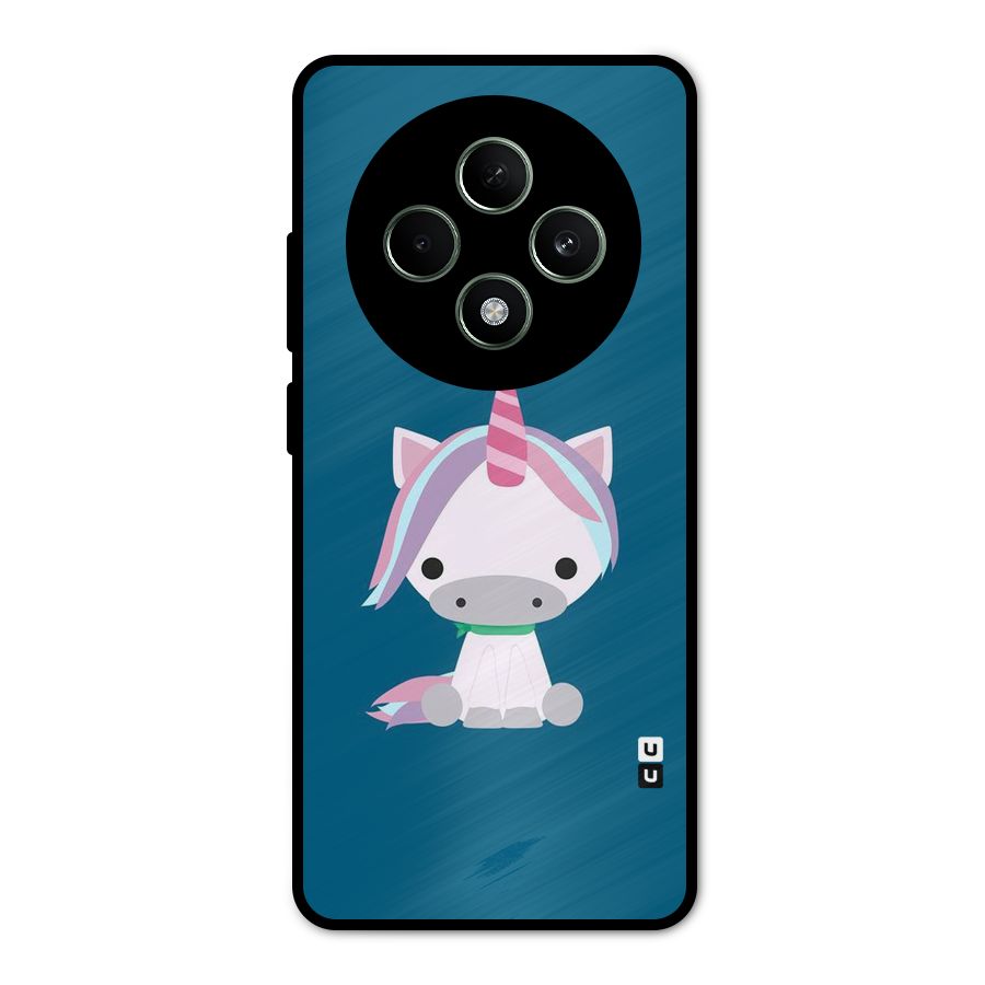 Born Wild Unicorn Metal Back Case for Oppo F27