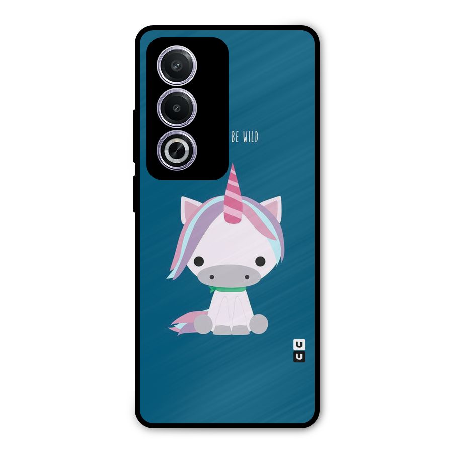 Born Wild Unicorn Metal Back Case for Oppo K12x
