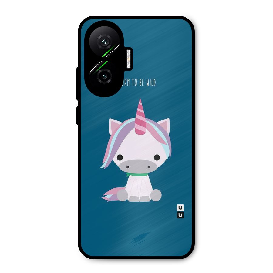 Born Wild Unicorn Metal Back Case for Poco F7