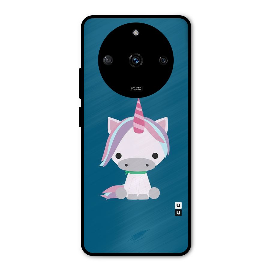 Born Wild Unicorn Metal Back Case for Realme Narzo 60 5G