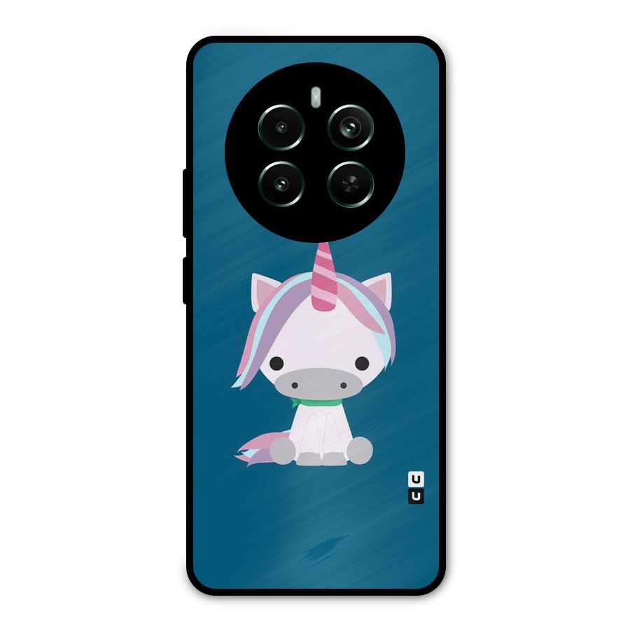 Born Wild Unicorn Metal Back Case for Realme Narzo 70 Pro
