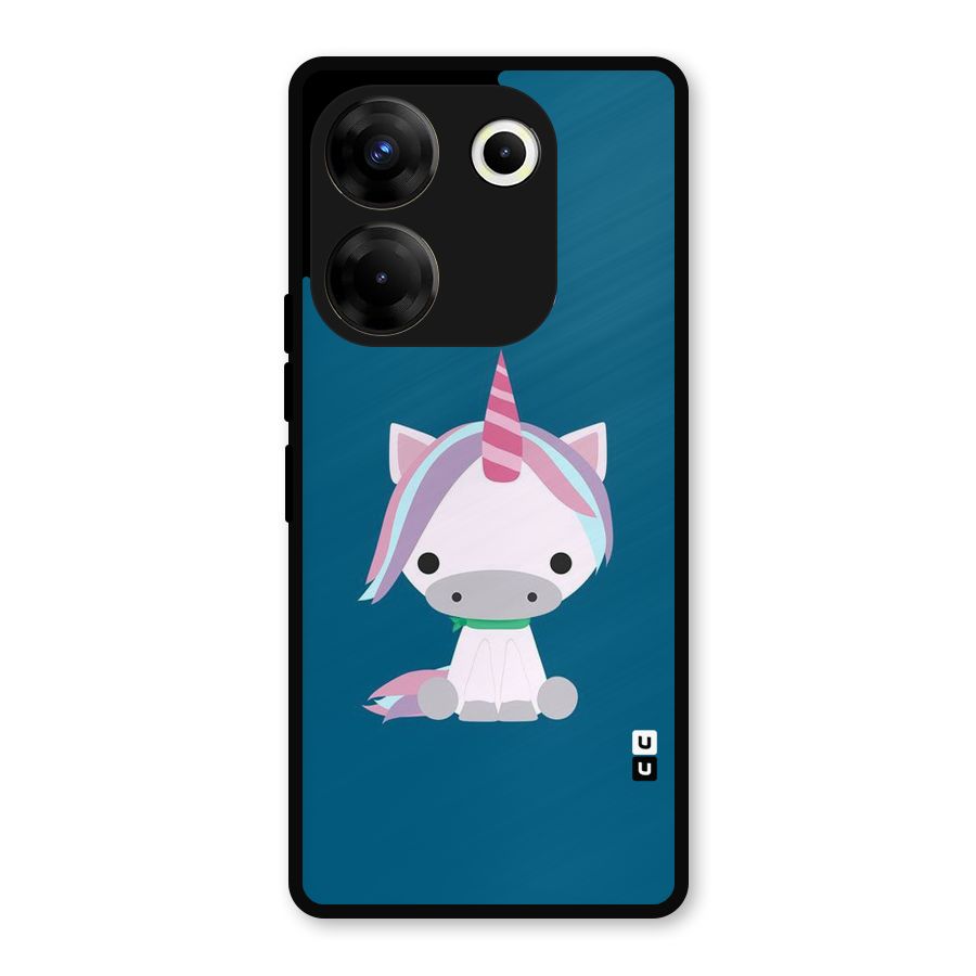 Born Wild Unicorn Metal Back Case for Tecno Camon 20 Pro